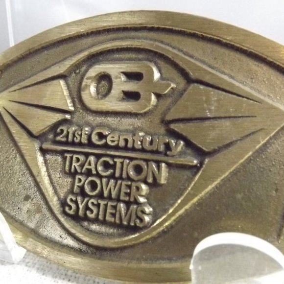 Vintage Traction Power Systems Belt Buckle - Picture 2 of 6